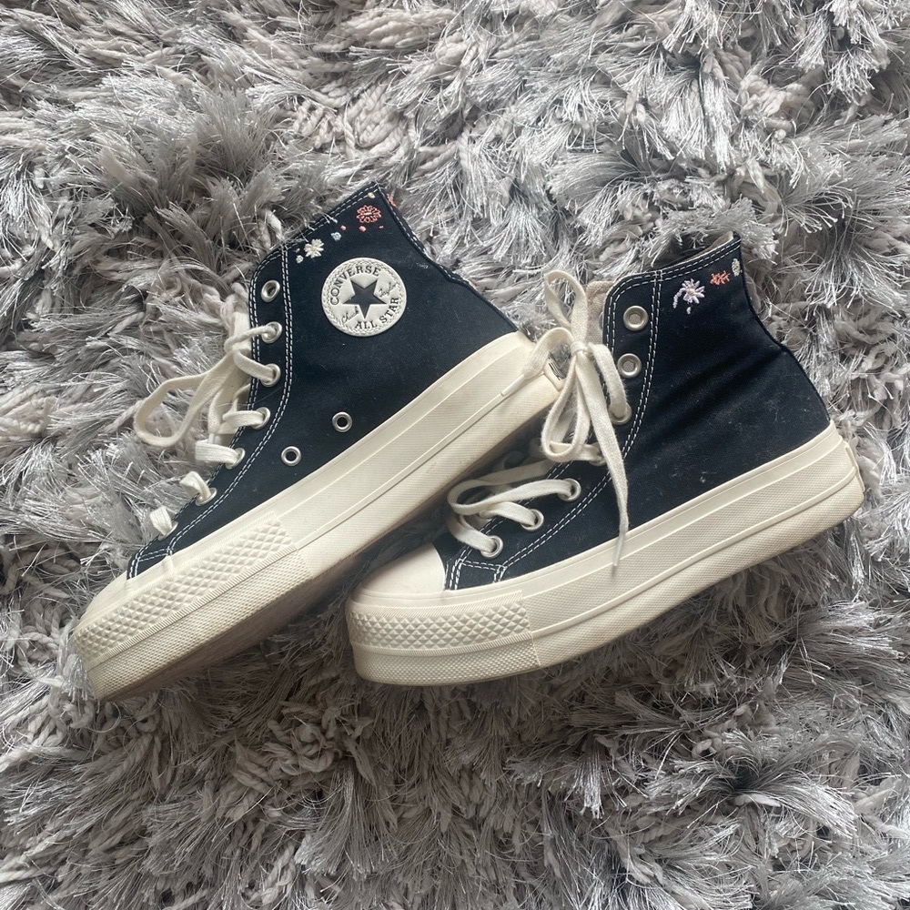 Converse Black High-Top Sneakers for Women